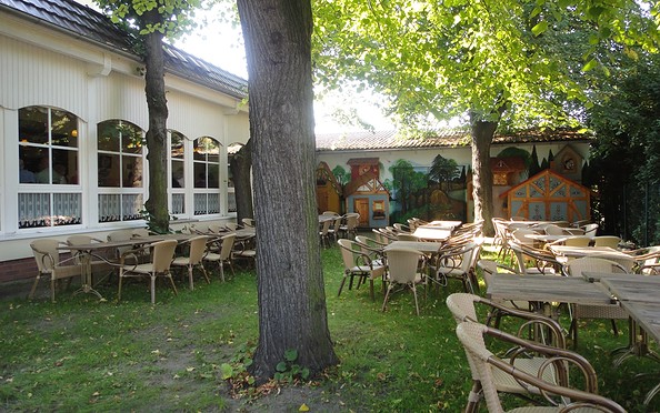 Hotel &amp; Restaurant Bleske, Gartenterrasse