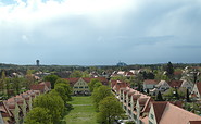 Blick vom Kirchturm über Anger, Foto: Kulturkirche Lauta