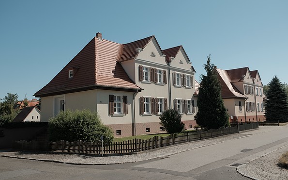 Doppelhäuser - Blenklestraße, Foto: Kulturkirche Lauta