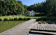 Blick aufs Fischerhaus Gut Klostermühle, Foto: TMB/Heidi Walter