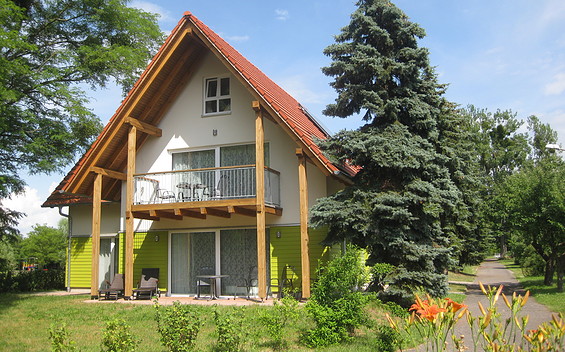 Ferienhaus Seehotel Huberhof mit Terrasse, Foto: Anet Hoppe