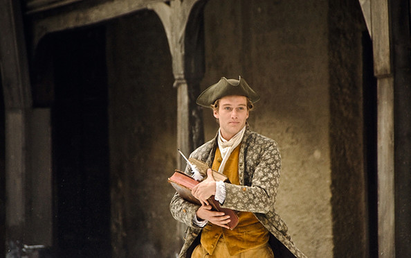 Alexander Fehling als Johann Wolfgang von Goethe, Foto: Senator Film / Deutschfilm