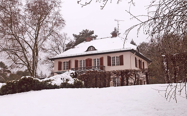 Villa im Winter Januar 2021
