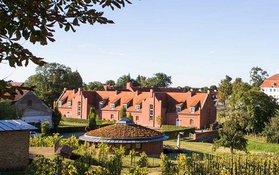 View from the vineyard, photo: Schlosswirt Meseberg