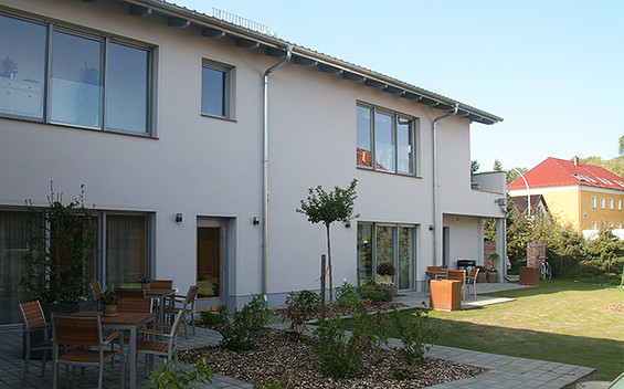 Appartements Sonnenuhr- Außenansicht, Foto: Mario Hoffmann