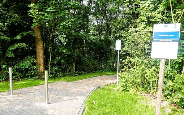 Eingang Gutspark in Tiefensee, Foto: Regionalpark Barnimer Feldmark e.V.