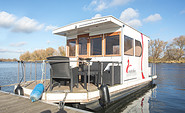 Waterhus Hausboot Kompakt - Außenansicht, Foto: Maik Stellmacher, Lizenz: Maik Stellmacher