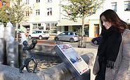 Witzerundweg (Station Brunnen am Markt), Foto: Stadt Calau / Jan Hornhauer, Foto: Jan Hornhauer, Lizenz: Stadt Calau