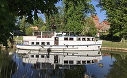 Fahrgastschiff auf dem Templiner Kanal, Foto: Anet Hoppe, Lizenz: Anet Hoppe