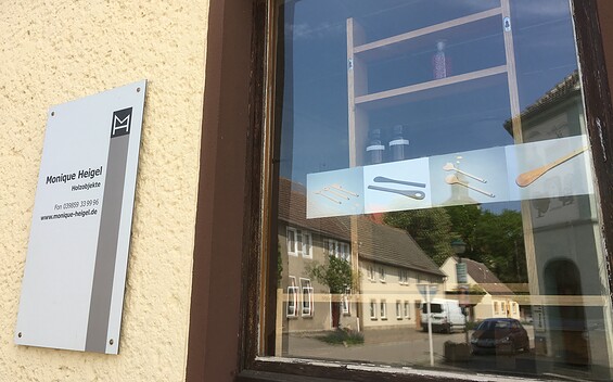 Holzobjekte M. Heigel, Foto: Anja Warning, Lizenz: Anja Warning