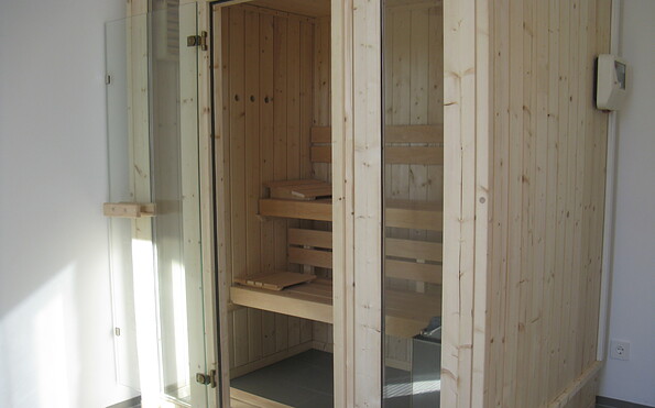 Sauna im Ferienhaus, Foto: Clemens Bulau , Lizenz: Clemens Bulau
