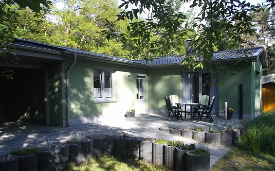 Ferienhaus am Wurlsee-Camping - Außenbereich, Foto: Hoff, Foto: L. Hoff, Lizenz: L. Hoff
