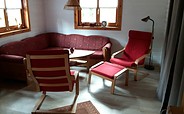 Loghouse Ferienhäuser - Sitzecke, , Foto: Morkvenas, Lizenz: Morkvenas