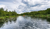 Flussfahrt mit dem Holzfloß, Foto: Steffen Lehmann, Lizenz: TMB Tourismus-Marketing Brandenburg GmbH
