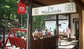 Blick Zur Waldschänke, Foto: Gaststätte "Zur Waldschänke am Grimnitzsee", Lizenz: Gaststätte "Zur Waldschänke am Grimnitzsee"