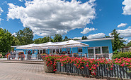 Blick auf die Sommerterrasse, Foto: Sepia Restaurant Am Grimnitzsee, Lizenz: Sepia Restaurant Am Grimnitzsee