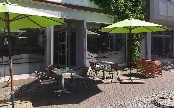 Exterior view from the pedestrian zone, Foto: Pension Mandy Guest House