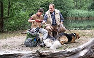 Picknickpause in Rosenbeck am Werbellinkanal, Foto: Frank Günther, Lizenz: Frank Günther