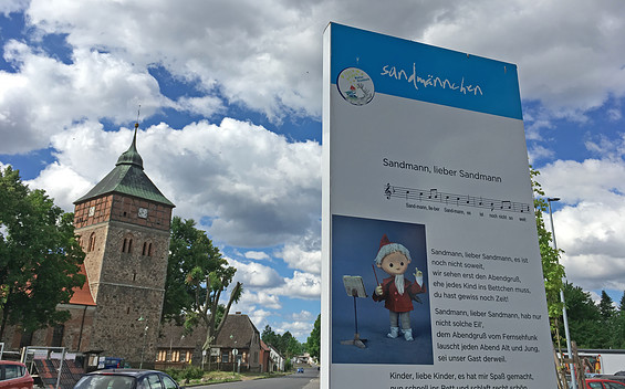 Thementafel Sandmann, Foto: Anke Bielig, Lizenz: Anke Bielig