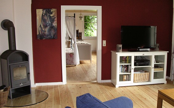 Trabergestüt Annenwalde Ferienwohnung 1 - Wohnzimmer,  , Foto: K. Weitkamp, Lizenz: K. Weitkamp