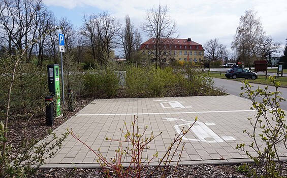 Stromtankstelle Petkus, Foto: Fanny Raab, Lizenz: Tourismusverband Fläming e.V.