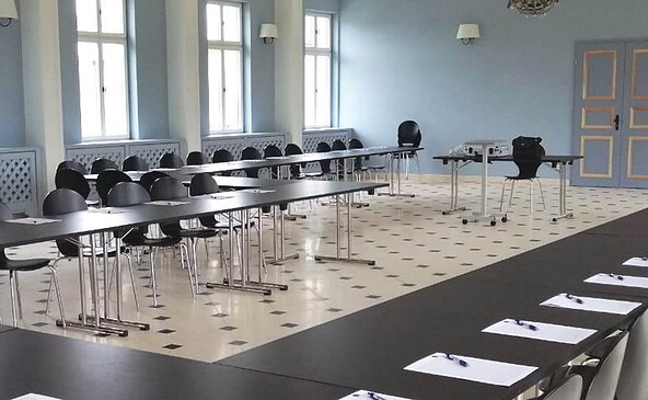 Meeting room in the manor house , Foto: Mara v. Grief