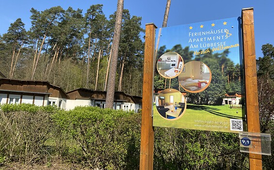 Außenansicht Ferienhäuser & Apartments am Lübbesee, Foto: Alena Lampe