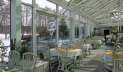 Restaurant im Wintergarten am Hotel Fährkrug, Foto: Alena Lampe