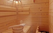 Ferienapartment Suite, Einblick in die Sauna, Foto: Ulrike Haselbauer, Lizenz: Tourismusverband LSL e.V.