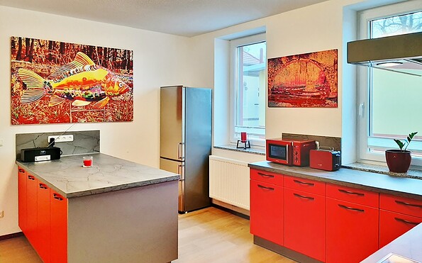 Ferienapartment Suite, Küche mit viel Komfort, Foto: Ulrike Haselbauer, Lizenz: Tourismusverband LSL e.V.
