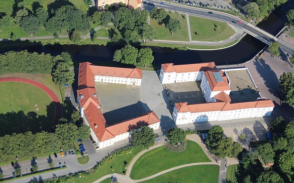 Schloss Oranienburg , Foto: Ingo Töpfer, Lizenz: Flugdienst Oberhavel