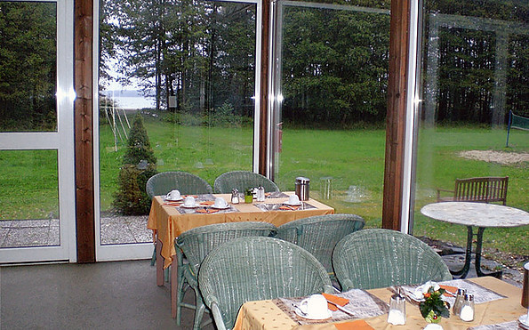 Restaurantblick auf den Grimnitzsee, Foto: Seehotel Schorfheide, Lizenz: Seehotel Schorfheide