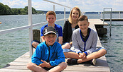 Kinder am Steg, Foto:  EJB am Werbellinsee, Lizenz:  EJB am Werbellinsee