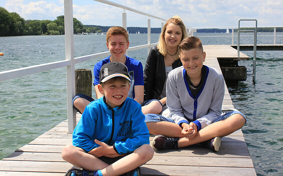 Kinder am Steg, Foto:  EJB am Werbellinsee, Lizenz:  EJB am Werbellinsee