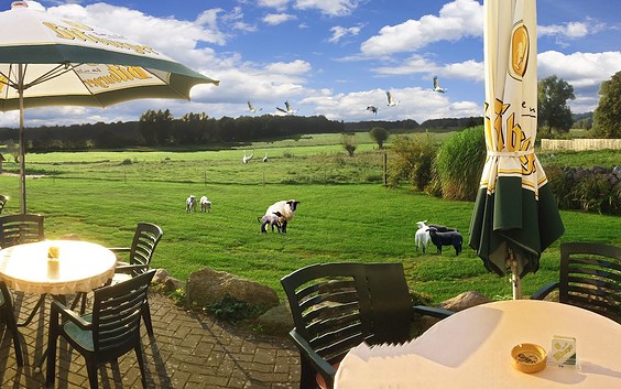 Gasthof am Speicher Terrasse, Foto: Familie Bennewitz, Lizenz: Familie Bennewitz