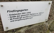 Infotafel Findlingsgarten Fürstenwerder, Foto: Anet Hoppe