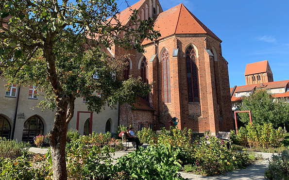 Klostergarten am Dominikanerkloster Prenzlau, Foto: Alena Lampe