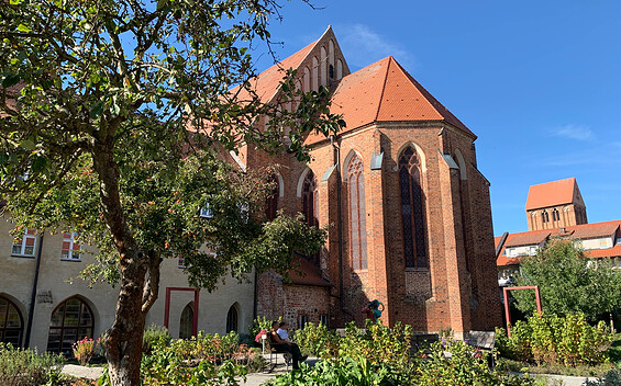 Klostergarten am Dominikanerkloster Prenzlau, Foto: Alena Lampe
