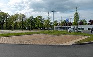 Wohnmobilstellplatz am Parkplatz Pforzheimer Platz, Foto: Dana Kersten, Lizenz: Tourismusverband Lausitzer Seenland e.V.