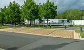 Wohnmobilstellplatz am Parkplatz Pforzheimer Platz, Foto: Dana Kersten, Lizenz: Tourismusverband Lausitzer Seenland e.V.