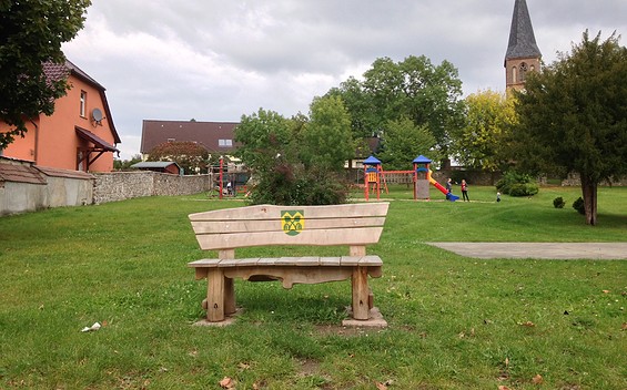 Berkholz Spielplatz in der Dorfmitte, Foto: Anja Warning
