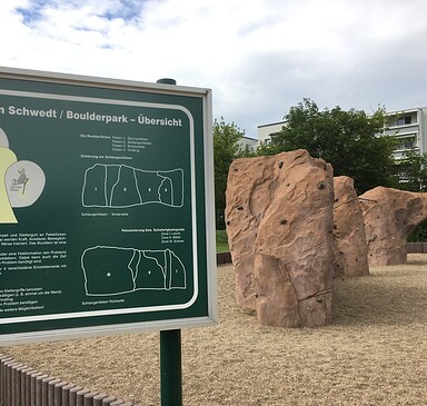 Klettergarten Schwedt, Boulderpark, climbing park