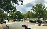 Skatepark am Volkspark Hasenheide, Foto: Rita Frank, Lizenz: terra press GmbH
