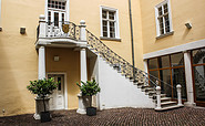 Innenhof mit Freitreppe zum Rittersaal, Foto: Markus Graf, Lizenz: REG Vetschau mbH