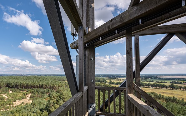 Blick vom Aussichtsturm, Foto: Markus Tiemann, Lizenz: Tourismusverband Prignitz e.V.