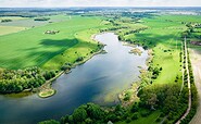 Aerial view of Lietzener ponds, Foto: Christoph Creutzburg , Lizenz: Seenland Oder-Spree