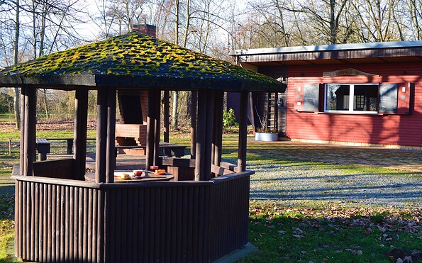 Park with kiosk and pavilion, Foto: Tina Rosenthal, Lizenz: Tina Rosenthal