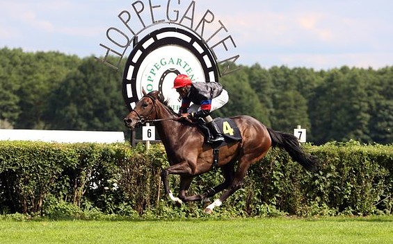 Rennszene in Hoppegarten, Foto: Rennbahn Hoppegarten GmbH & Co. KG