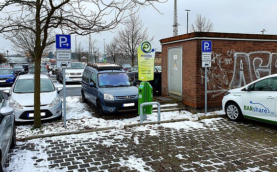 Charging Station at railway station Wandlitzsee