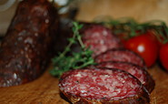 Salami vom Bergsdorfer Wiesenrind, Foto:  Agrar GmbH Bergsdorf, Foto: Agrar GmbH Bergsdorf